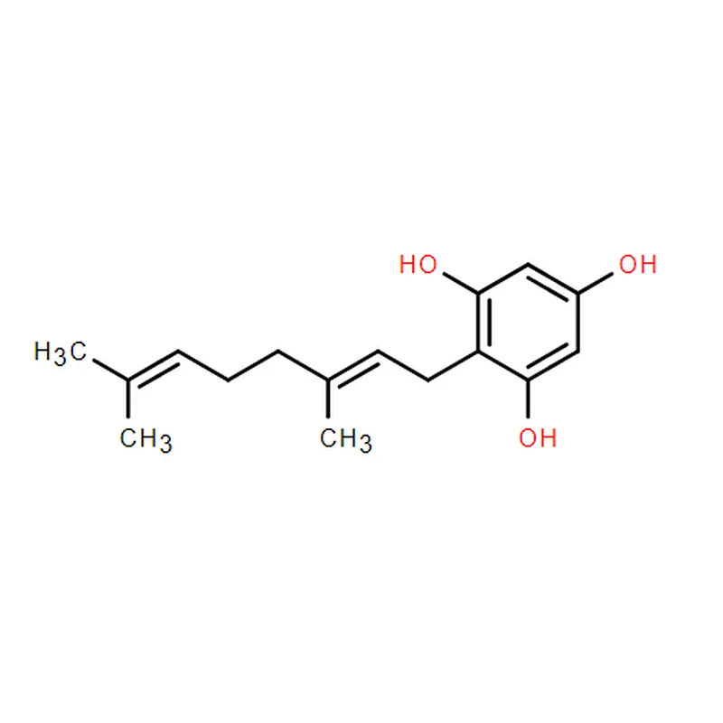 1,3,5-Benzenetriol, 2-[(2E)-3,7-dimethyl-2,6-octadien-1-yl]-